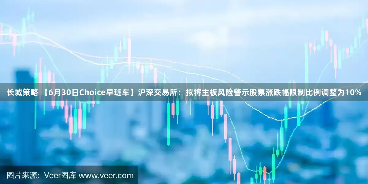长城策略 【6月30日Choice早班车】沪深交易所：拟将主板风险警示股票涨跌幅限制比例调整为10%