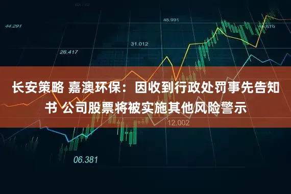 长安策略 嘉澳环保:因收到行政处罚事先告知书 公司股票将被实施其他风险警示