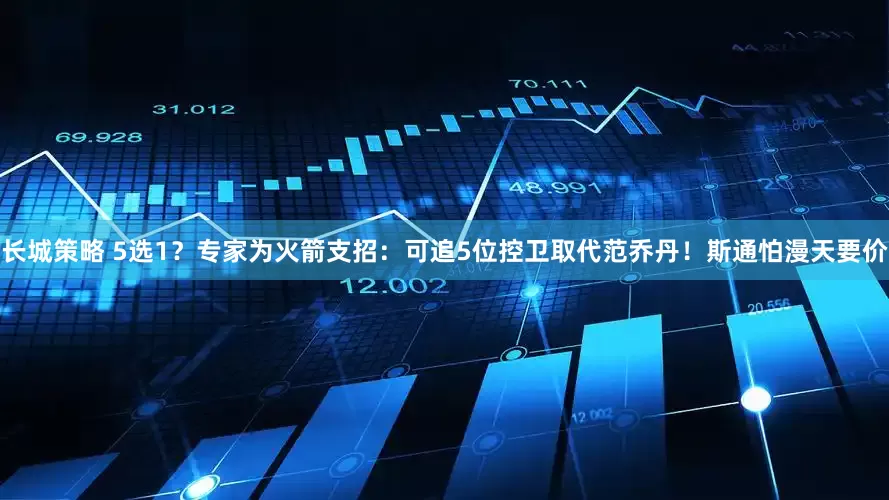 长城策略 5选1?专家为火箭支招:可追5位控卫取代范乔丹!斯通怕漫天要价